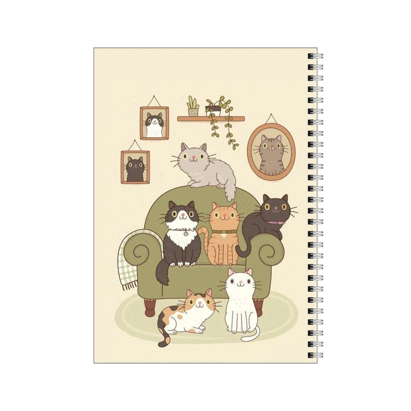 دفتر مشق 50 برگ بامبیلیپ طرح هتل گربه ها کد 5892337