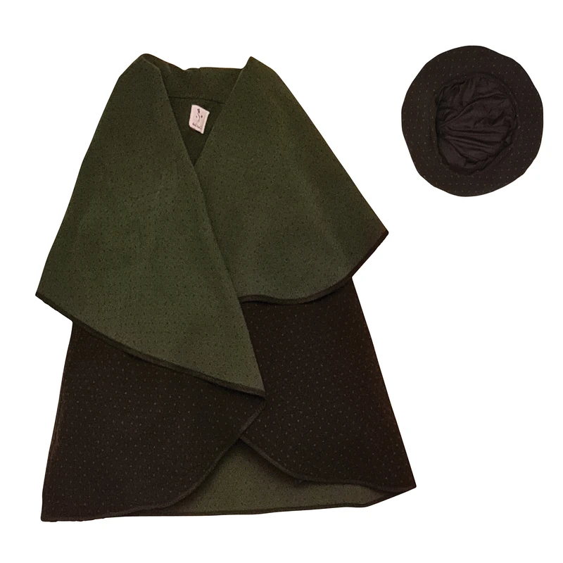 پانچو زنانه شیدخت مدل 14039 به همراه کلاه