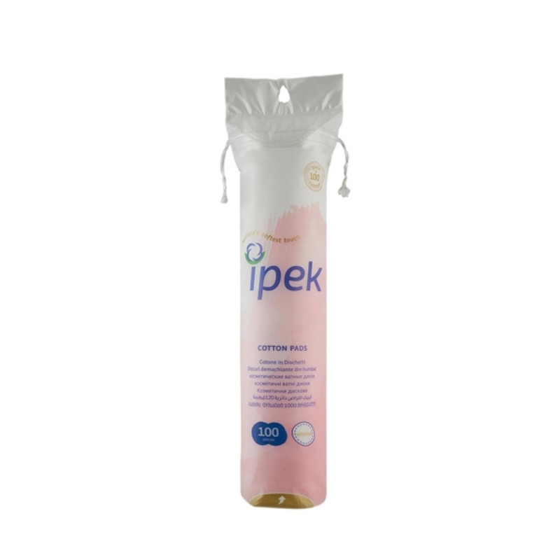 پد پاک کننده آرایش ایپک مدل cotton بسته 100 عددی پد پاک کننده آرایش ایپک مدل cotton بسته 100 عددی