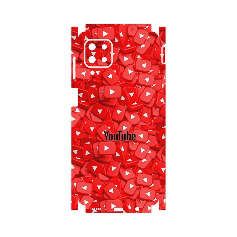 برچسب پوششی ماهوت مدل Youtube-FullSkin مناسب برای گوشی موبایل سامسونگ Galaxy M62