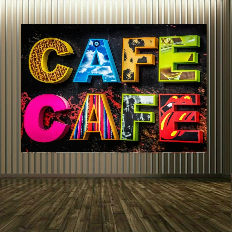 تابلو بوم طرح CAFE مدل اسپرت کد GR338