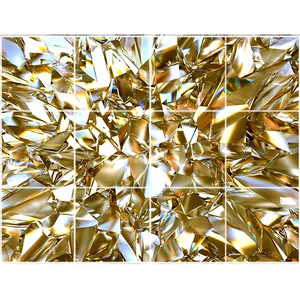 تایل سقفی آسمان مجازی طرح الماس کد 3D1400-12 سایز 60x60 سانتی متر مجموعه 12عددی