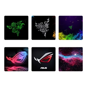 زیر لیوانی طرح Asus-Razer مدل set19 مجموعه 6 عددی