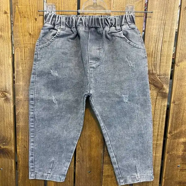 شلوار جین بچگانه مدل مام فیت