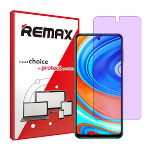Remax brand shockproof Anti-purple screen protector glass for Xiaomi Redmi Note 9 Pro