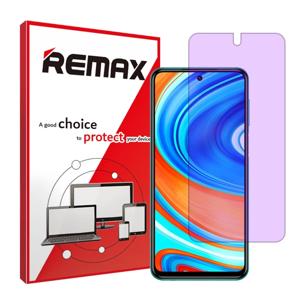 محافظ صفحه نمایش ضد اشعه بنفش ریمکس مدل HyPRL مناسب برای گوشی موبایل شیائومی Redmi Note 9 Pro