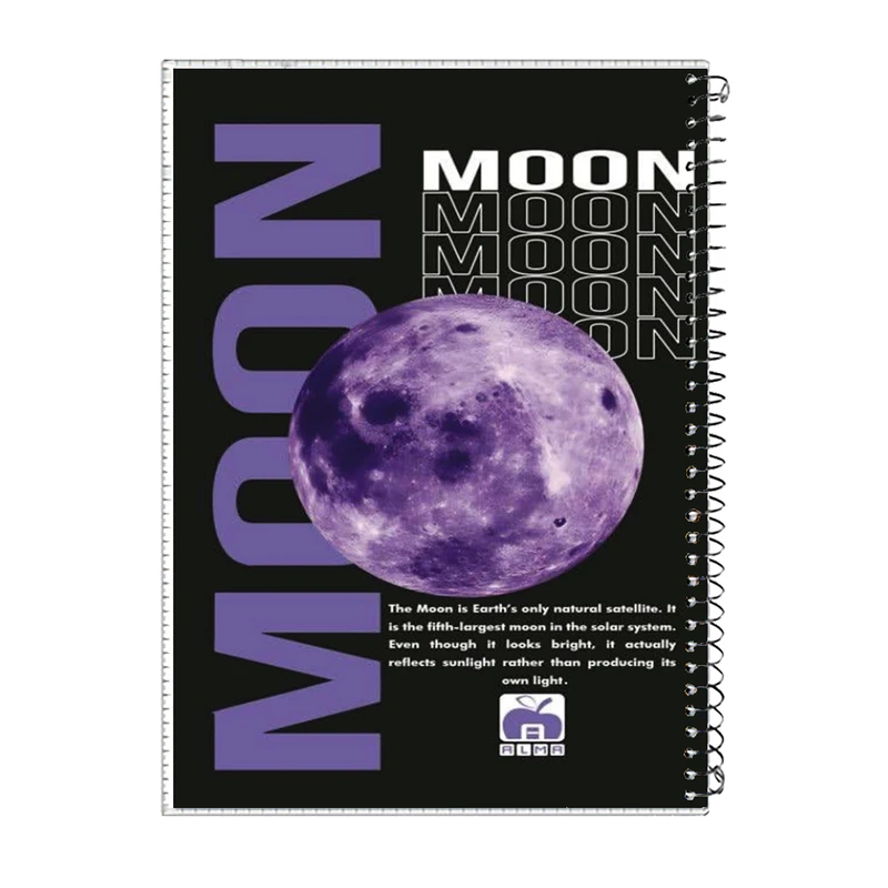 تقویم جیبی سال 1405 آلما مدل طلقی طرح MOON کد 1019