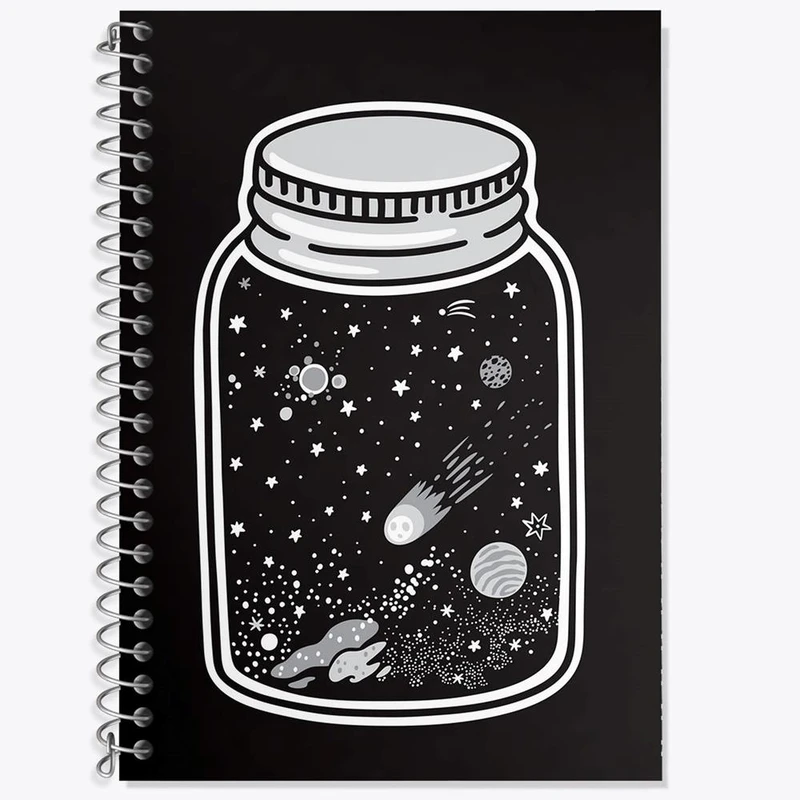 دفتر لغت 50 برگ خندالو مدل فضایی کد 25136