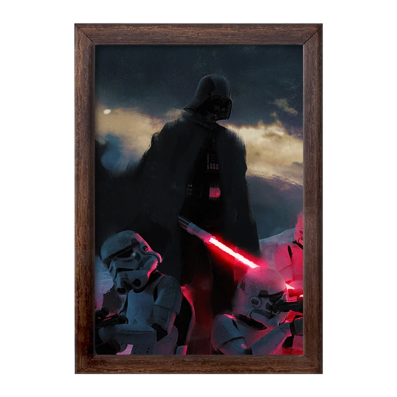 تابلو خندالو طرح جنگ ستارگان (Star Wars) کد F1776