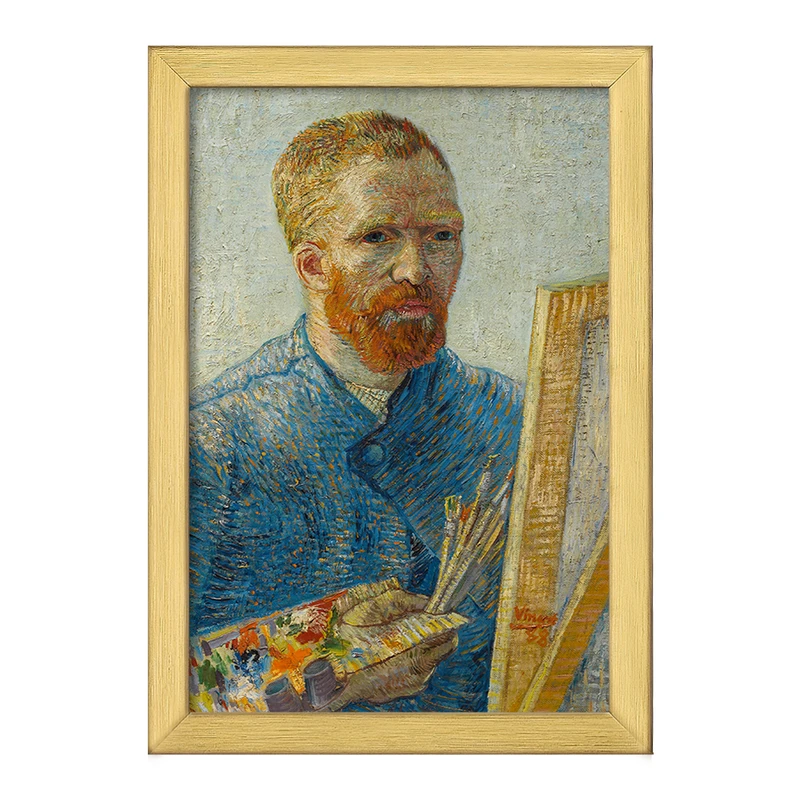 تابلو خندالو طرح سلف پرتره ونسان ونگوگ (Van Gogh) کد 36809