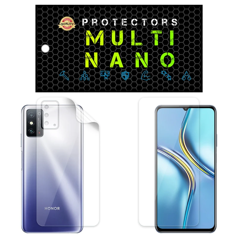 محافظ صفحه نمایش مولتی نانو مدل X-SFT مناسب برای گوشی موبایل آنر X30 Max به همراه محافظ پشت
