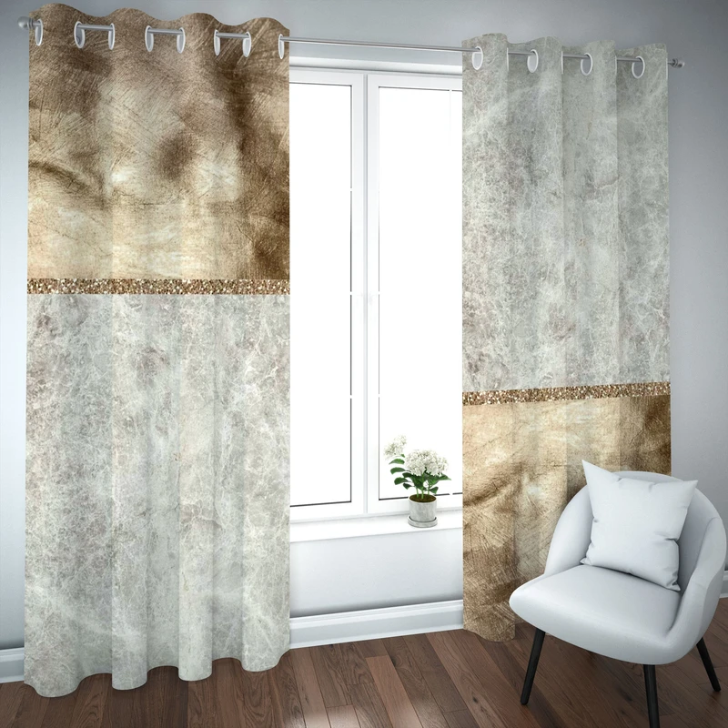 پرده مدل چاپی هازان سایز 300×150 سانتی متر 