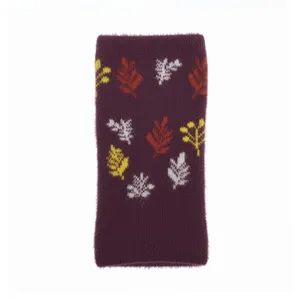 دستکش زنانه مدل موهر نیم پنجه کد purple