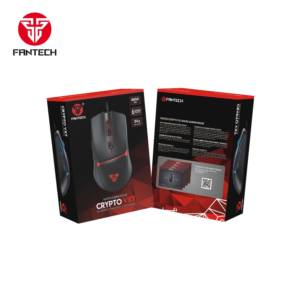 crypto vx7 macro gaming mouse