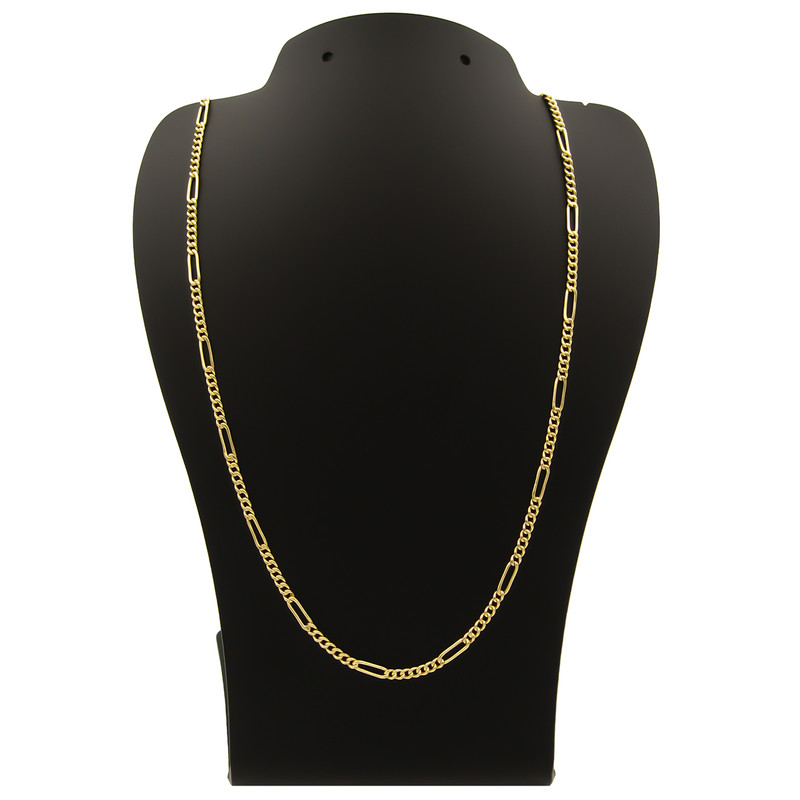 زنجیر طلا 18 عیار زنانه کاپانی مدل فیگارو کد KZ002