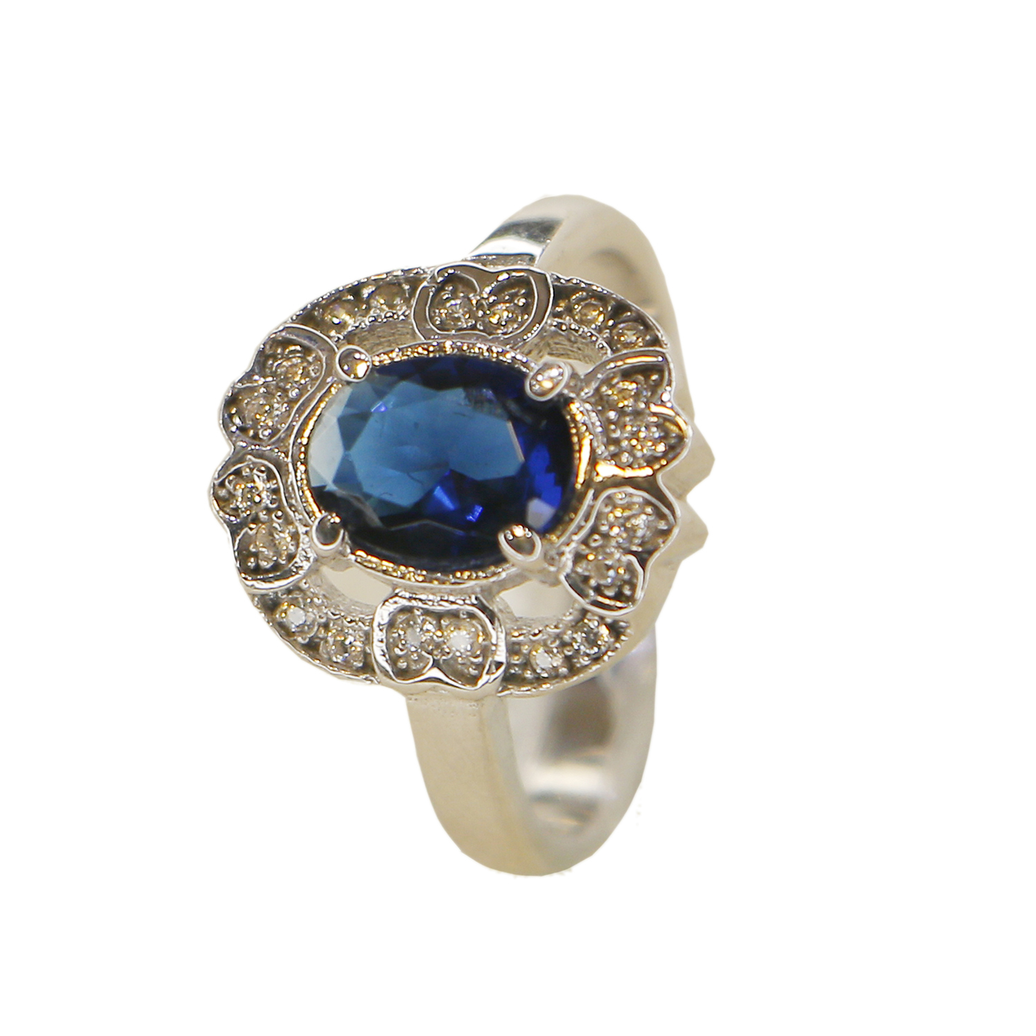 انگشتر نقره زنانه مدل بتیس کد RS048