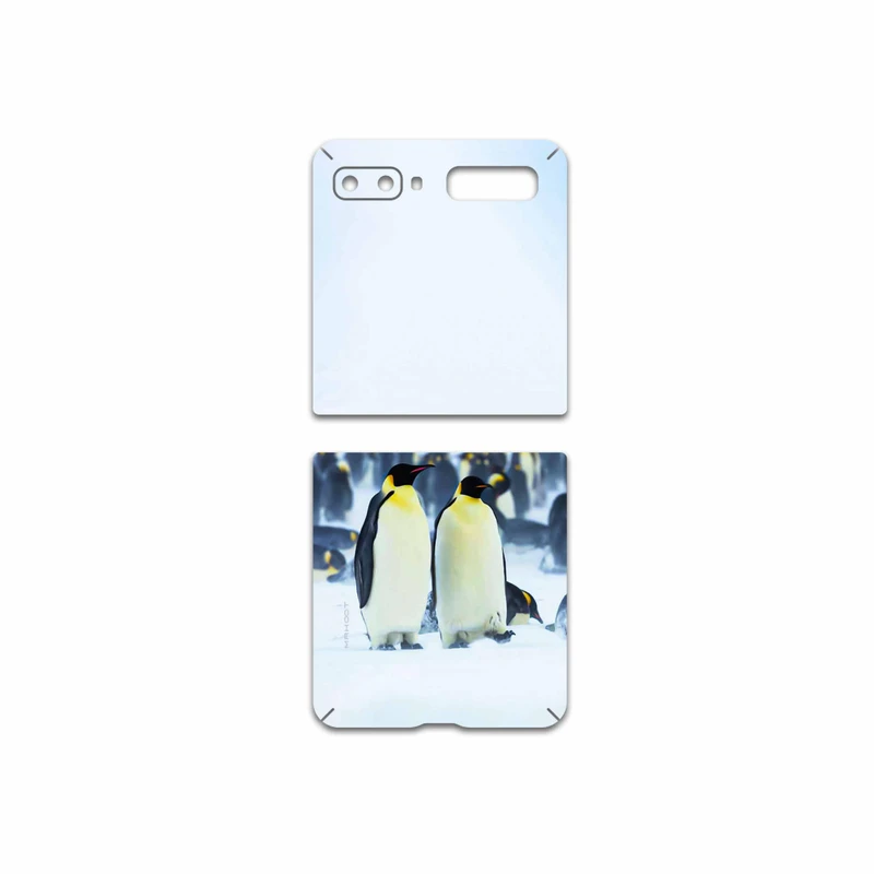 برچسب پوششی ماهوت مدل Penguin مناسب برای گوشی موبایل سامسونگ Galaxy Z Flip