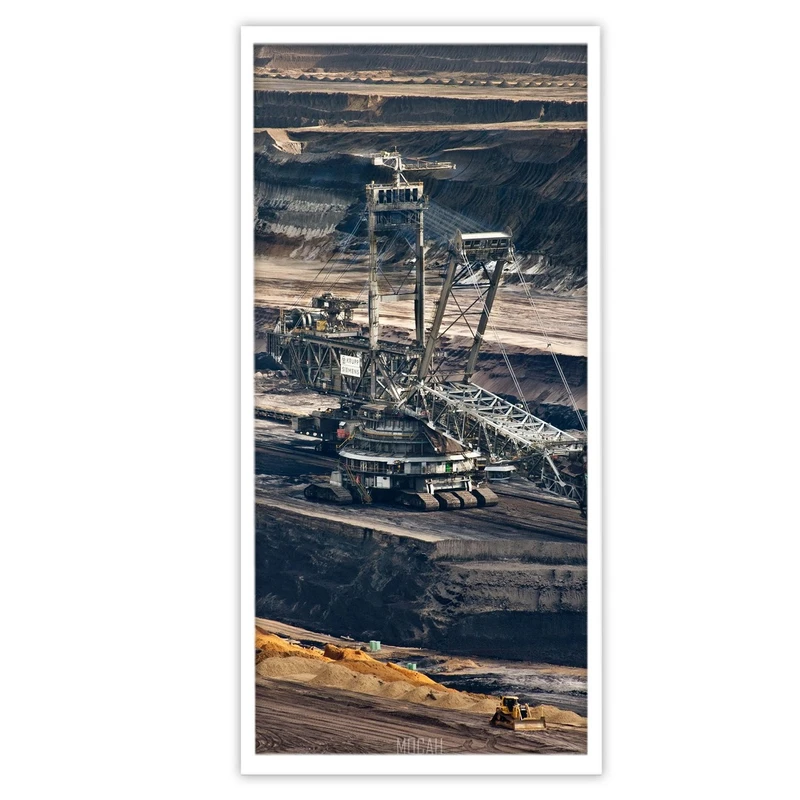 تابلو بکلیت طرح گود برداری و خاک برداری مدل W-S3037