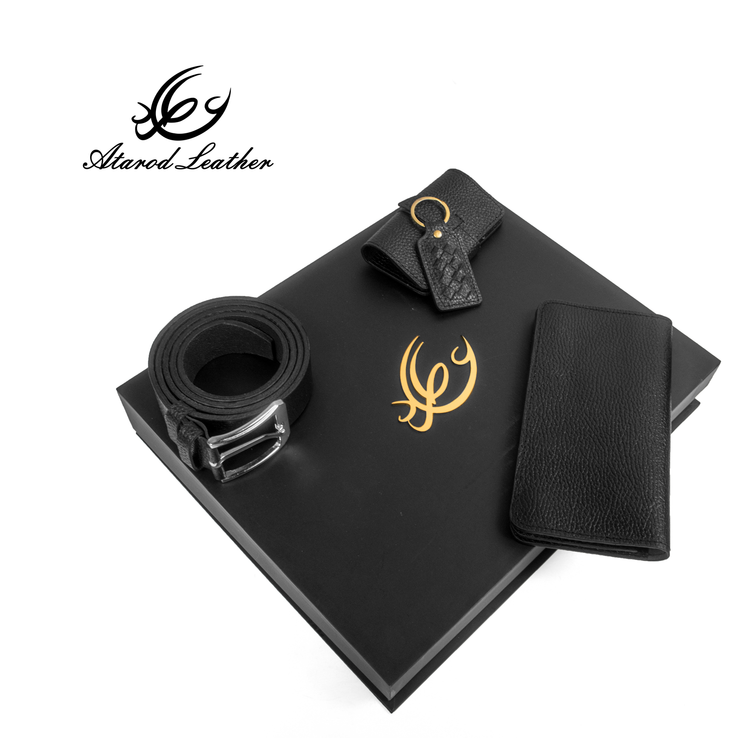 ست هدیه چرم عطارد مدل چرم طبیعی کد A80