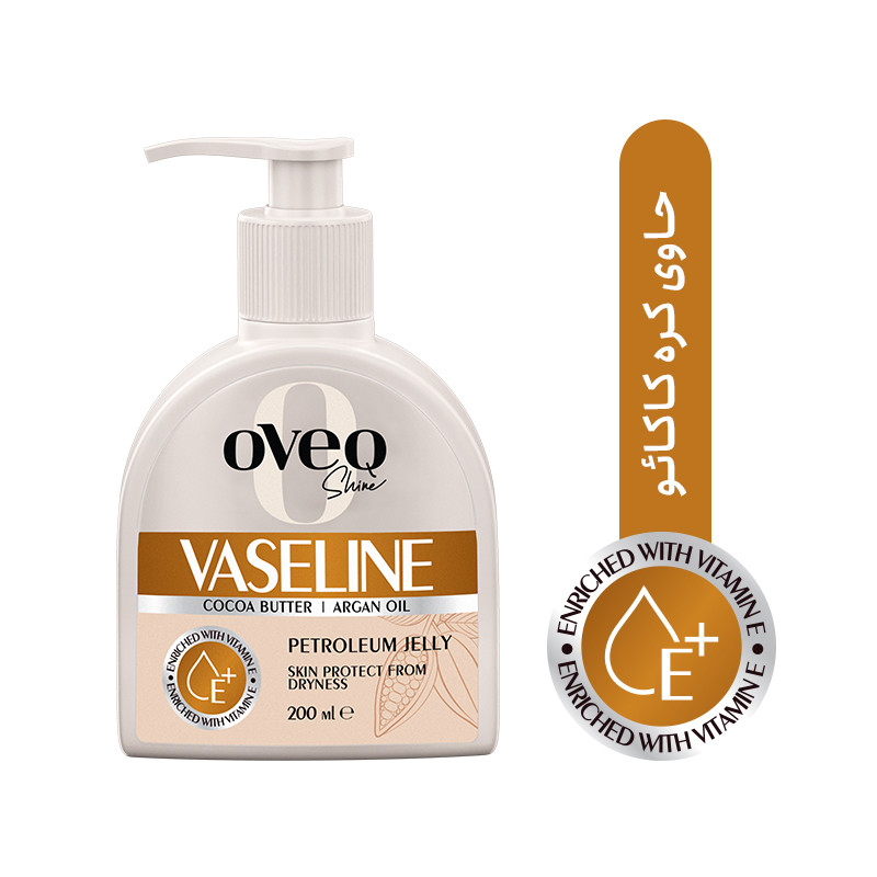 وازلین اوک شاین مدل کره کاکائو حجم 200 میلی لیتر