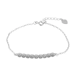 دستبند نقره زنانه گالری رویتال مدل 9-124