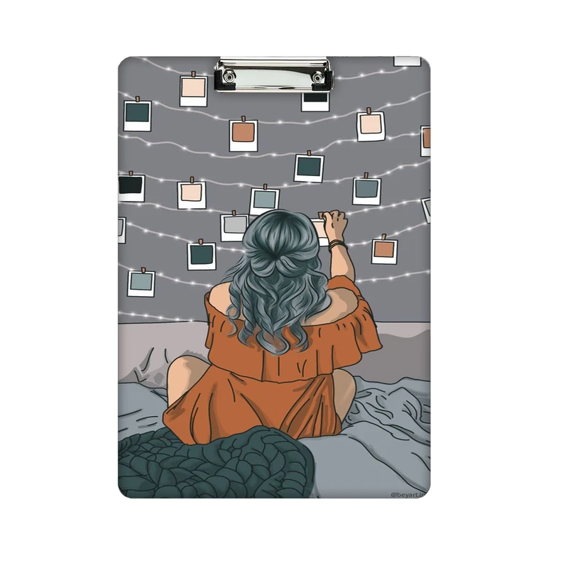 تخته شاسی طرح دختر کد 1458سایز A4