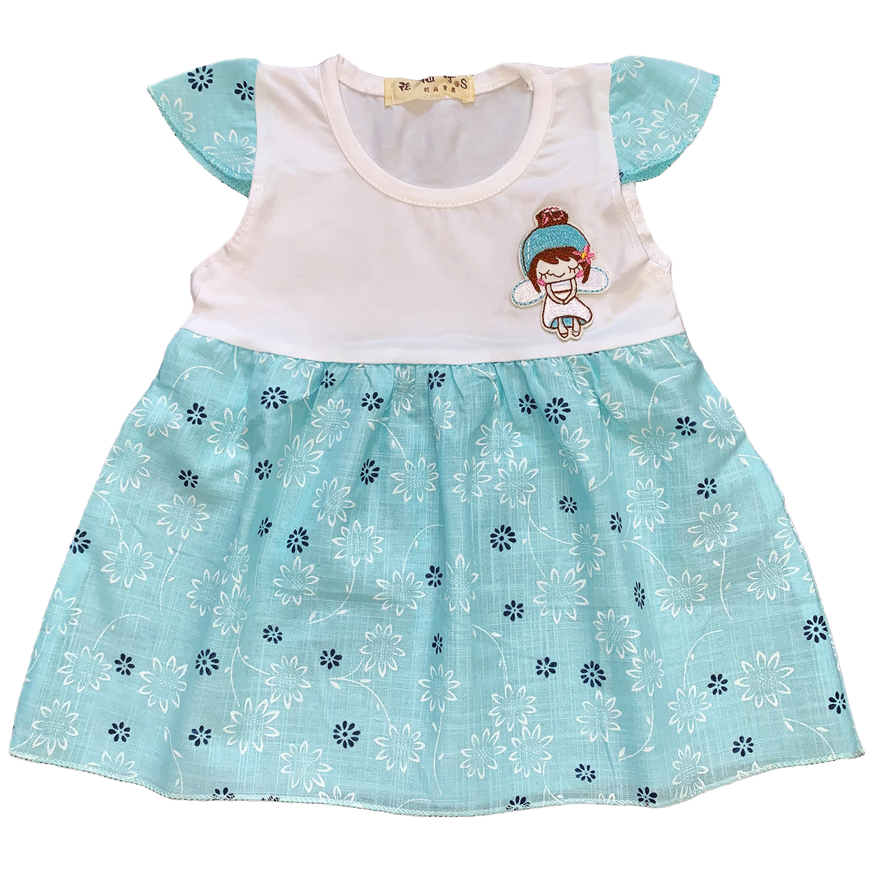 پیراهن نوزادی دخترانه طرح فرشته کد FF-068