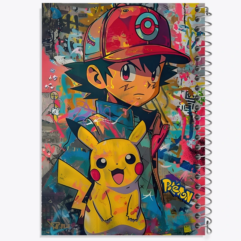 دفتر لیست خرید 50 برگ خندالو طرح انیمه پوکمون (pokemon) کد F6930