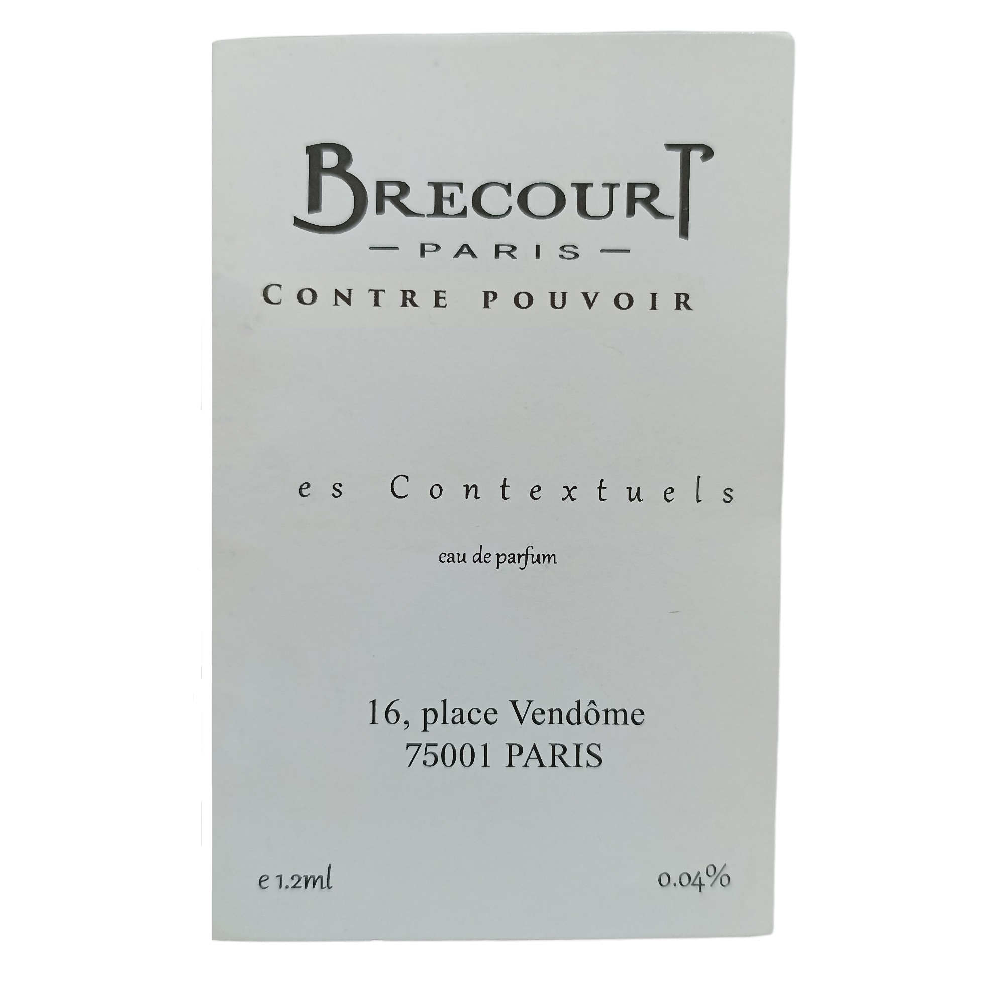 عطر جیبی بریکورت مدل CONTRE POUVOIR حجم 1.2 میلی لیتر