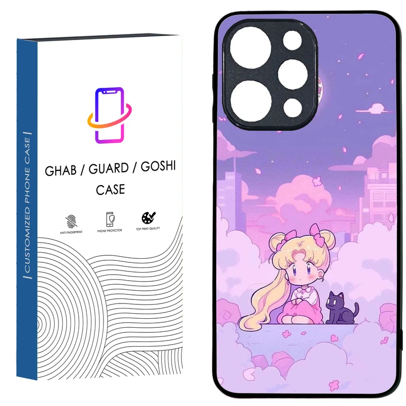 کاور قاب گارد گوشی طرح دخترانه کد 49 - tpu مناسب برای گوشی موبایل شیائومی Redmi 12 4G