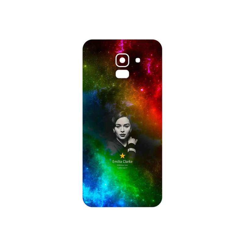 برچسب پوششی ماهوت مدل emilia clarke مناسب برای گوشی موبایل سامسونگ Galaxy J6