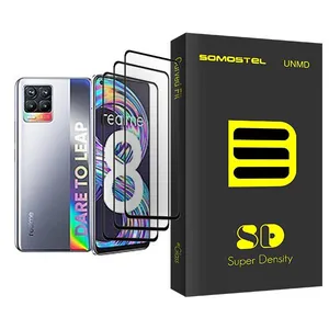 Somastel SD Glass MIX003 Screen Protector For Realme 8 Pack Of 3