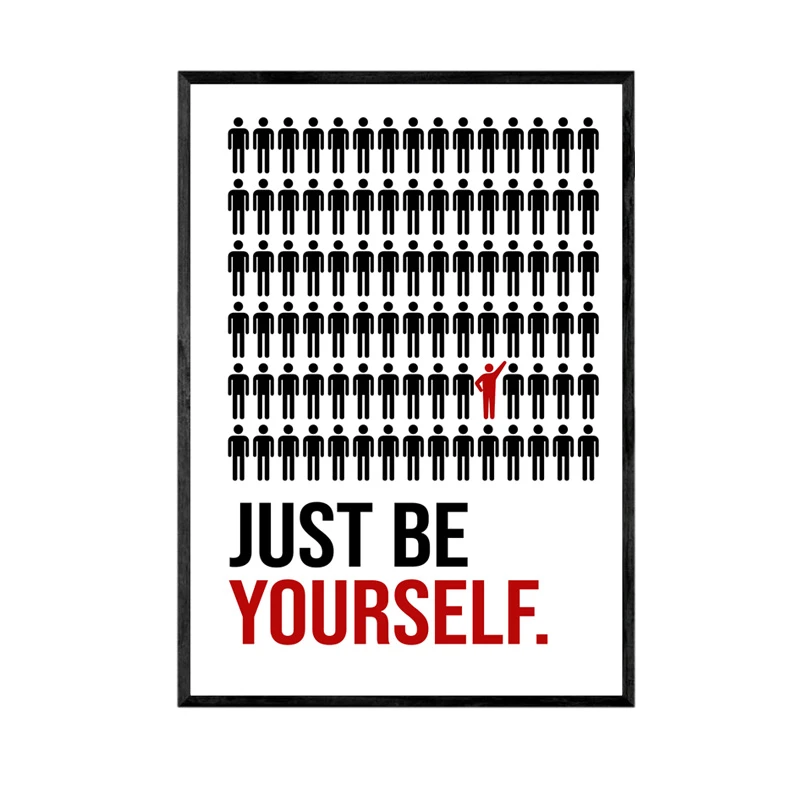 تابلو مدل انگیزشی Be Yourself
