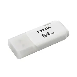 فلش مموری کیوکسیا مدل U202 ظرفیت 64 گیگابایت با رابط USB 2.0، بدنه پلاستیکی مقاوم، درپوش‌دار، سازگار با کامپیوتر، لپ‌تاپ، گوشی، تبلت و تلویزیون، پشتیبانی از Windows 11 و macOS نسخه 12 تا 15