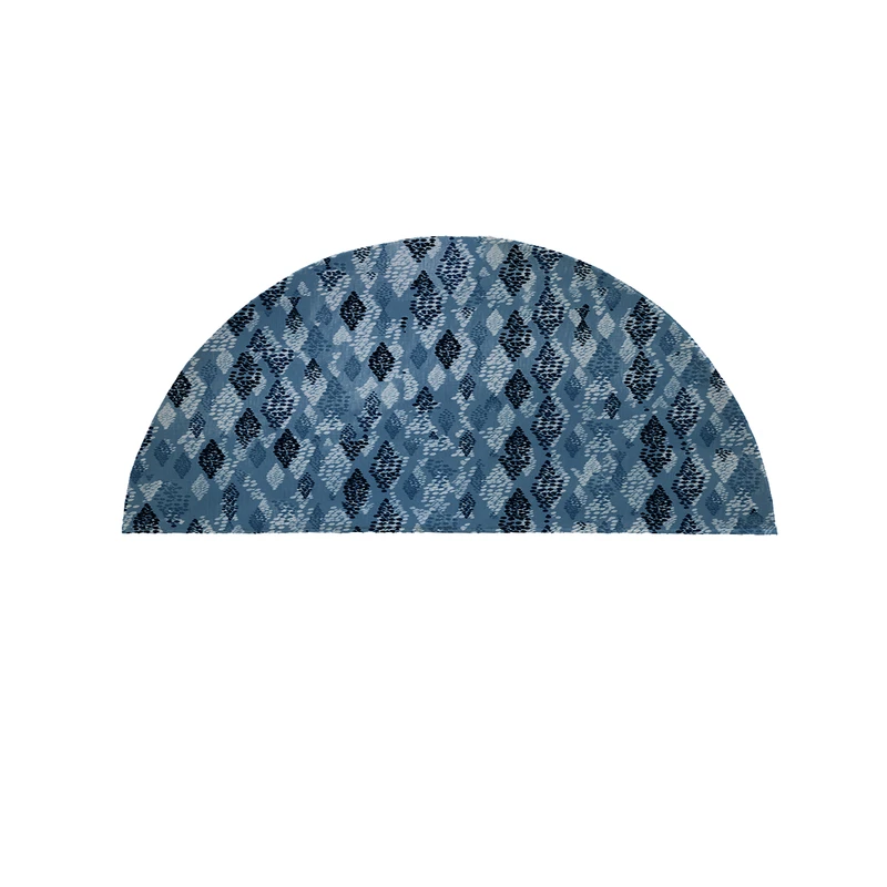 پادری مدل نیم دایره طرح کلاسیک لوزی کد 9271 سایز 90×45 سانتی متر