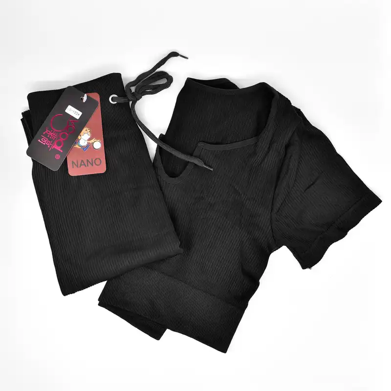 ست نیم تنه و لگینگ ورزشی زنانه مدل ساندی کد 3163