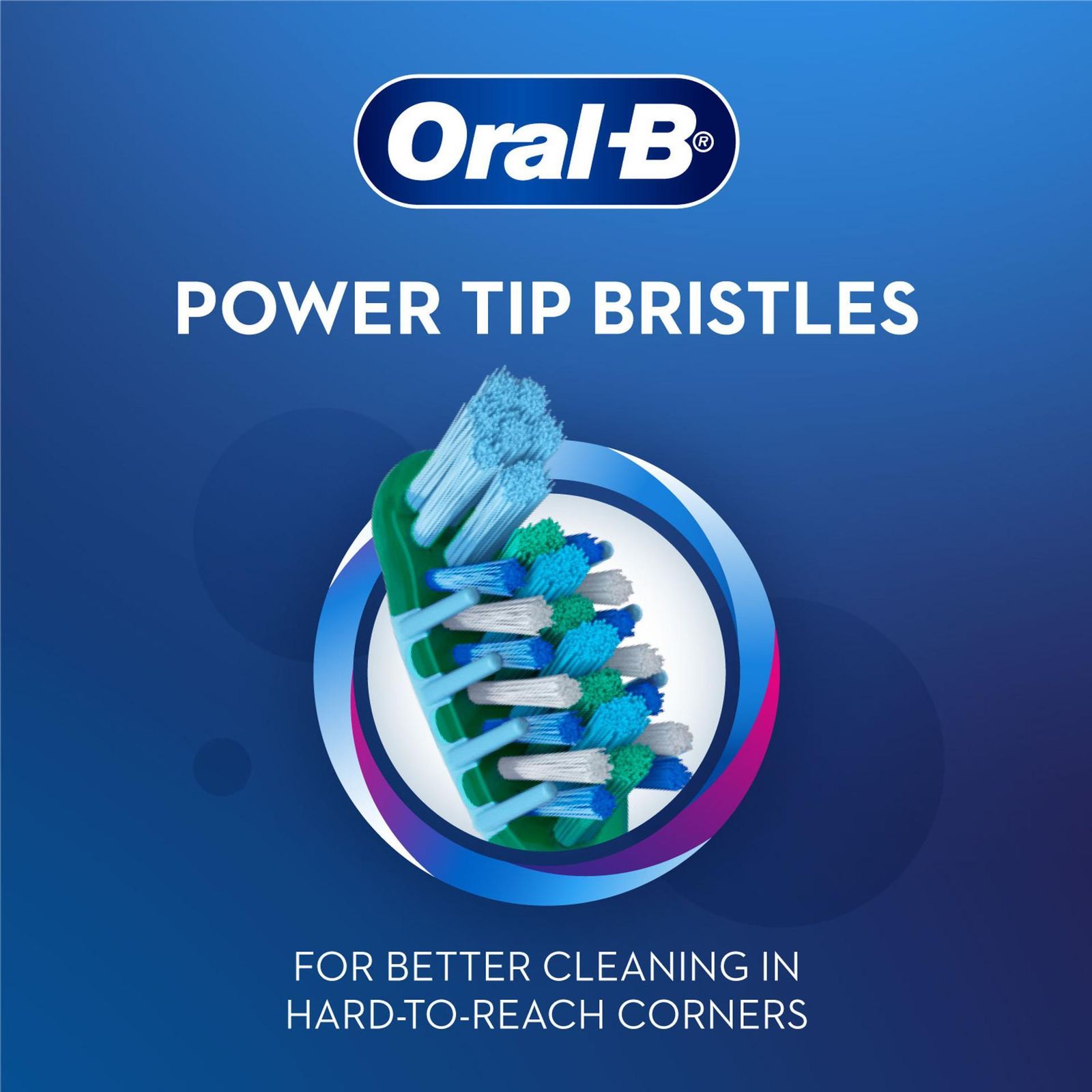 مسواک اورال-بی مدل  CRISSCROSS GUM CARE INDICATOR با برس متوسط بسته 4 عددی -  - 3