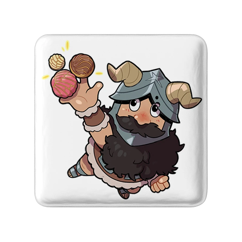 مگنت خندالو طرح سنشی انیمه خوشمزه در سیاه چال مدل مربعی کد 35948