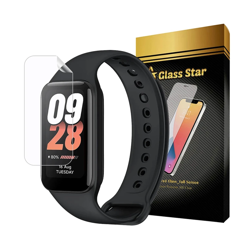  محافظ صفحه نمایش هیدروژل گلس استار مدل MTBWS مناسب برای ساعت هوشمند شیائومی Mi Band 8
