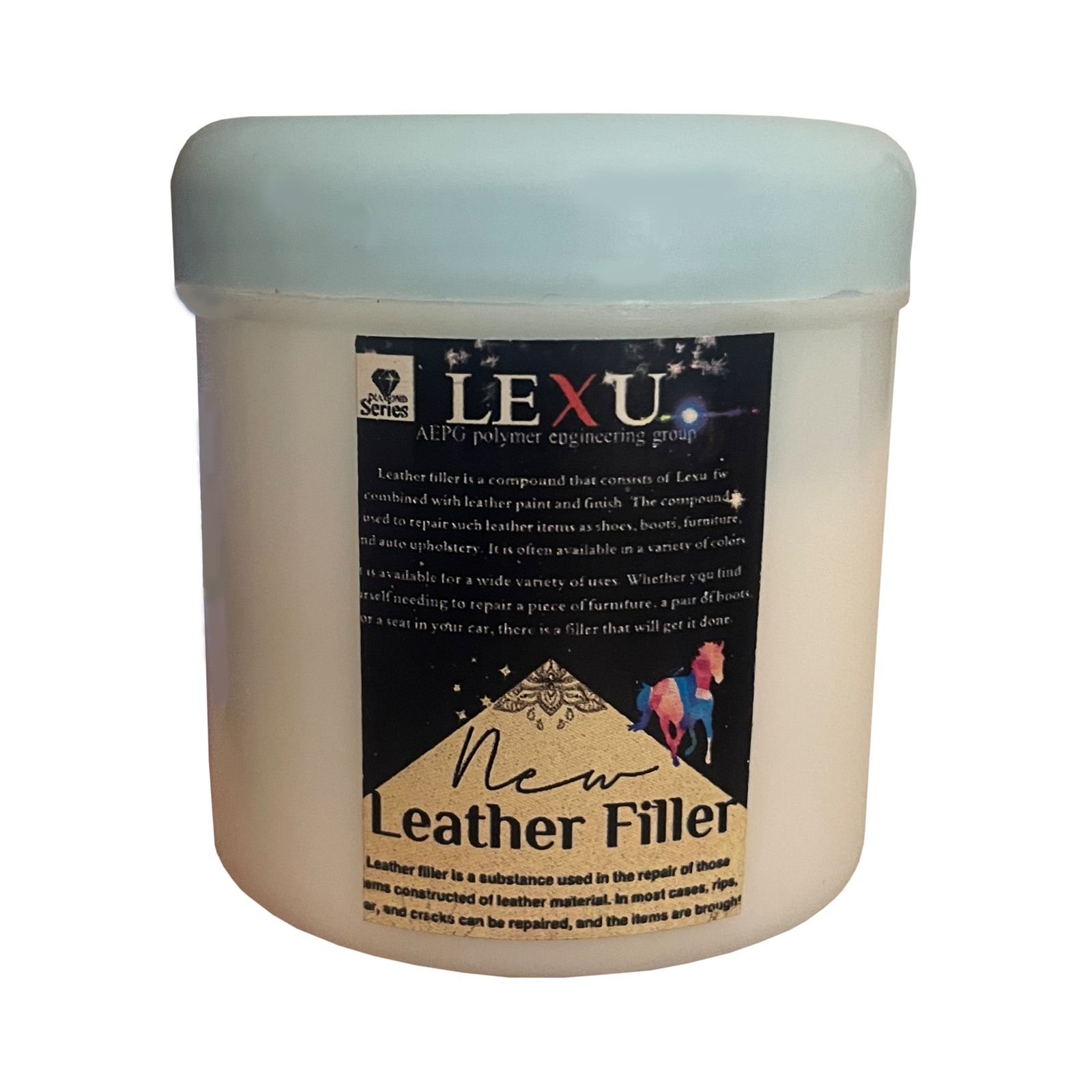 بتونه چرم لکسوو مدل Leather Filler حجم 60میلی لیتر  -  - 1