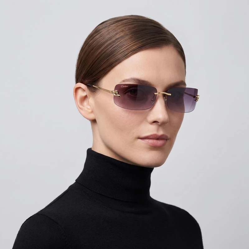 عینک آفتابی زنانه کارتیر فریم خاص UV 400 مدل گریف