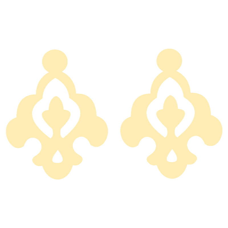 گوشواره طلا 18 عیار زنانه کرابو مدل Kr5105