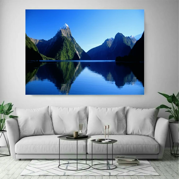  پوستر دیواری طرح دریاچه و طبیعت مدل ZB211