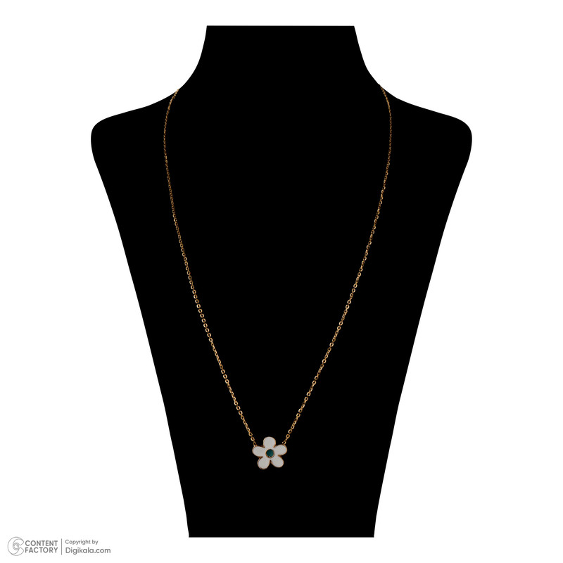 گردنبند طلا 18 عیار دخترانه پرسته مدل WN847 گردنبند طلا 18 عیار دخترانه پرسته مدل WN847