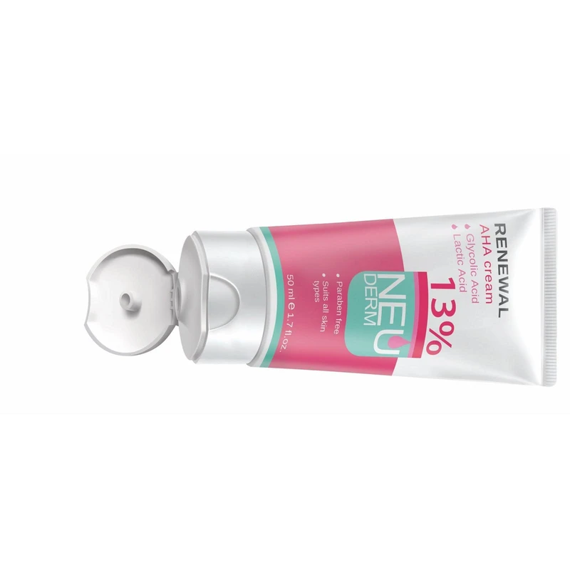 عکس شماره 2 : کرم لایه بردار نئودرم مدل renewal aha 13 درصد حجم 50 میلی لیتر