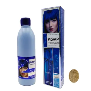 رنگ مو پیگار شماره 9.8حجم 100میلی لیتر رنگ بلوند بژ خیلی روشن به همراه اکسیدان نه درصدی حجم 150میلی لیتر