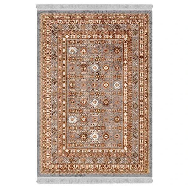 فرش پارچه‌ای دفه مدل فرشینه طرح مدرن کد 587