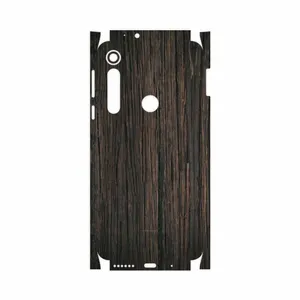 MAHOOT Burned Wood-FullSkin Cover Sticker for Motorola One Macro