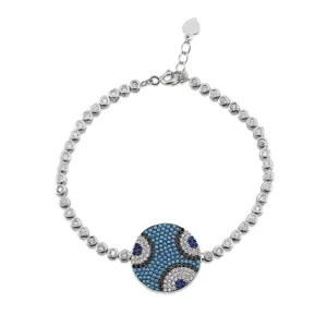 دستبند نقره زنانه مدل 21