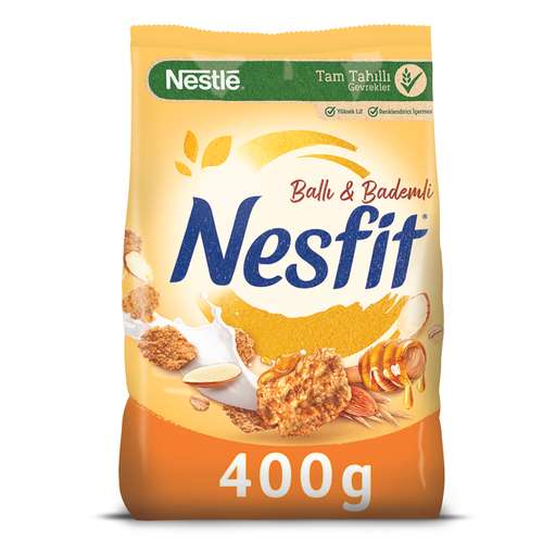 کورن فلکس نسفیت با طعم عسل و بادام نستله - 400 گرم